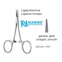 Ligature Forceps, Straight, Smooth, 9.5 cm Ligature Forceps, Straight, Smooth, 9.5 cm